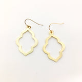 Talia Ogee Brushed Earrings - MTT Collective