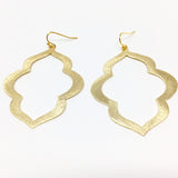 Talia Ogee Brushed Earrings - MTT Collective