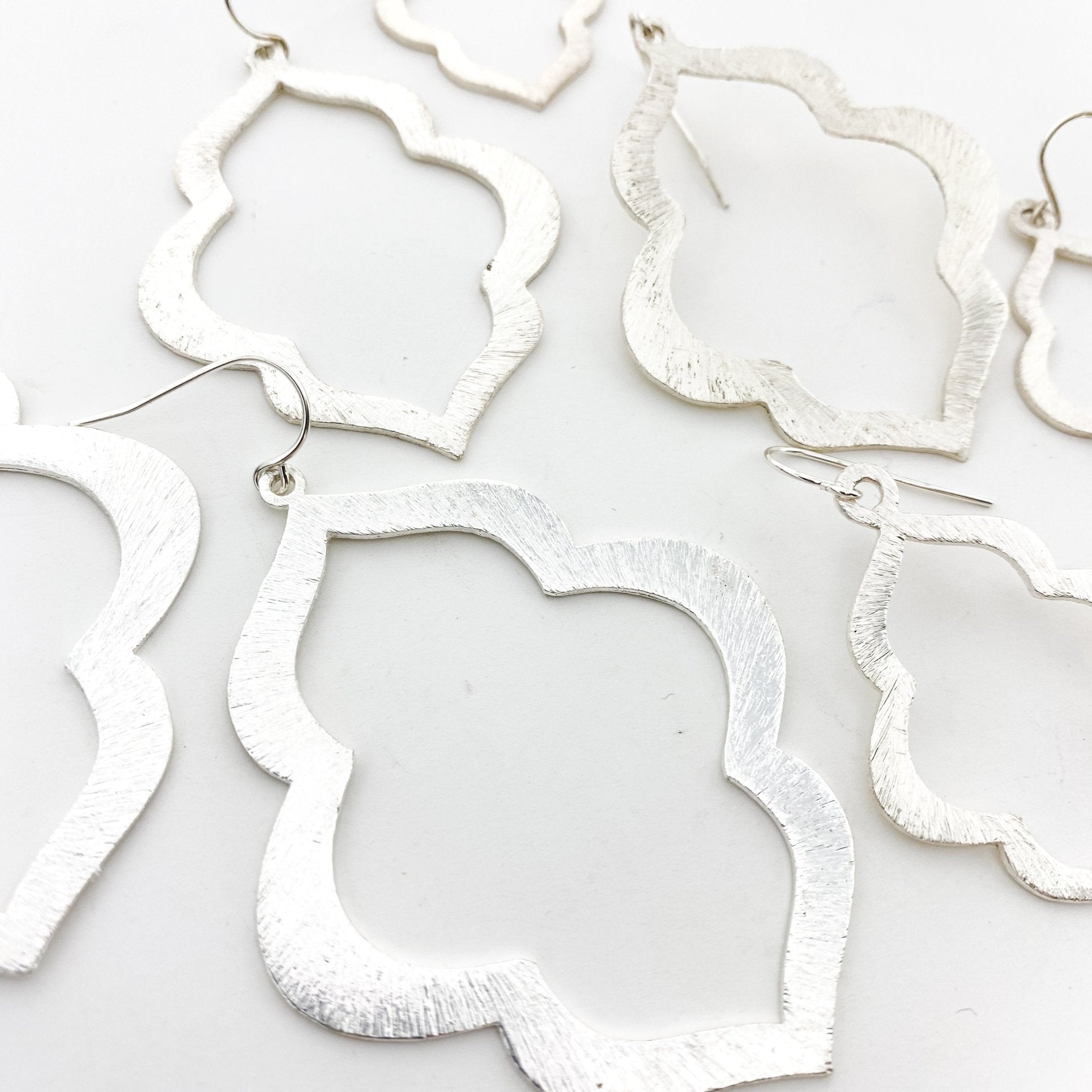 Talia Ogee Brushed Earrings - MTT Collective