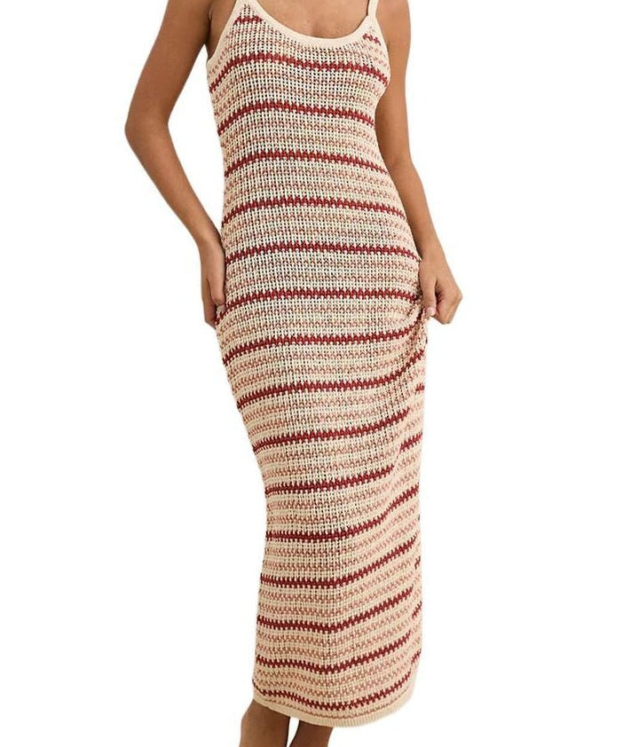 Tami Stripe Knit Maxi Dress - MTT Collective