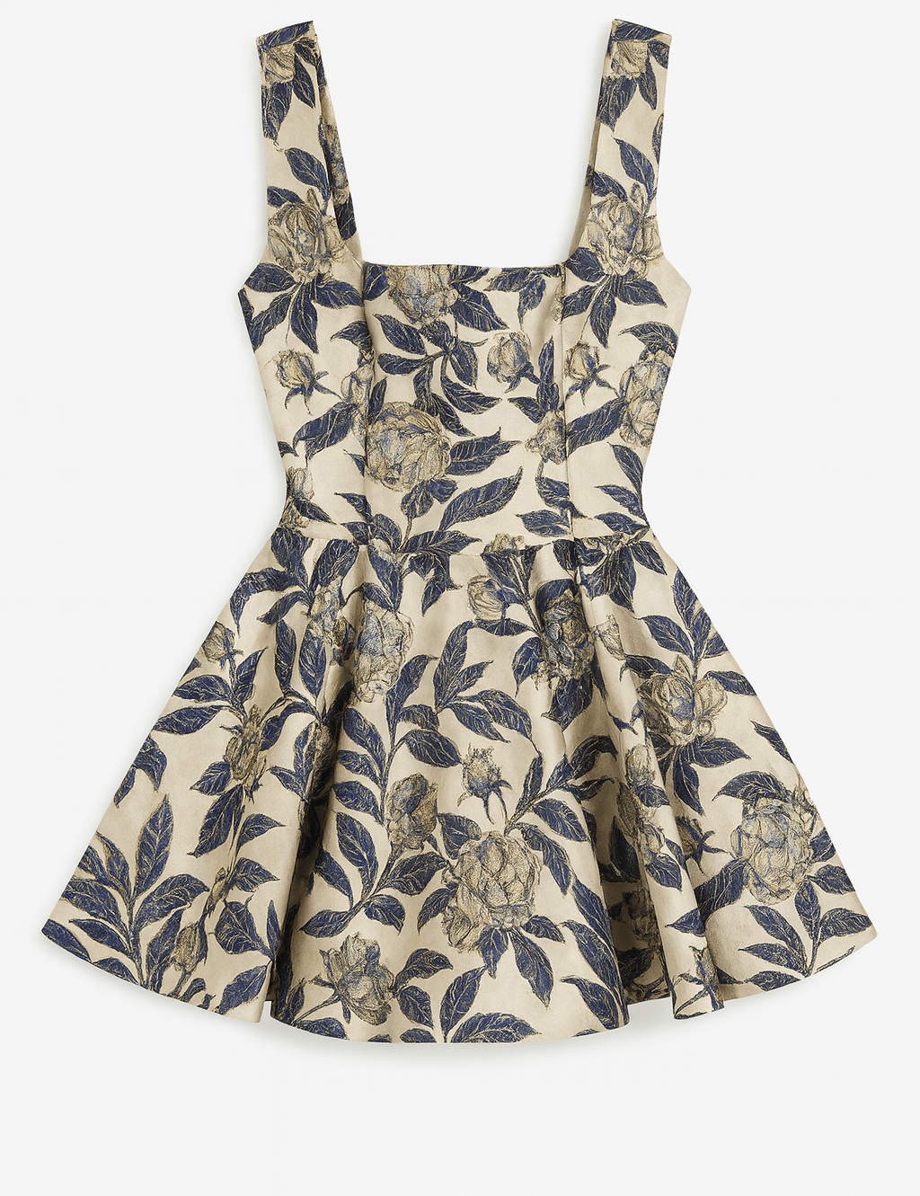 Tasha Floral Lurex Jacquard Mini Dress - MTT Collective