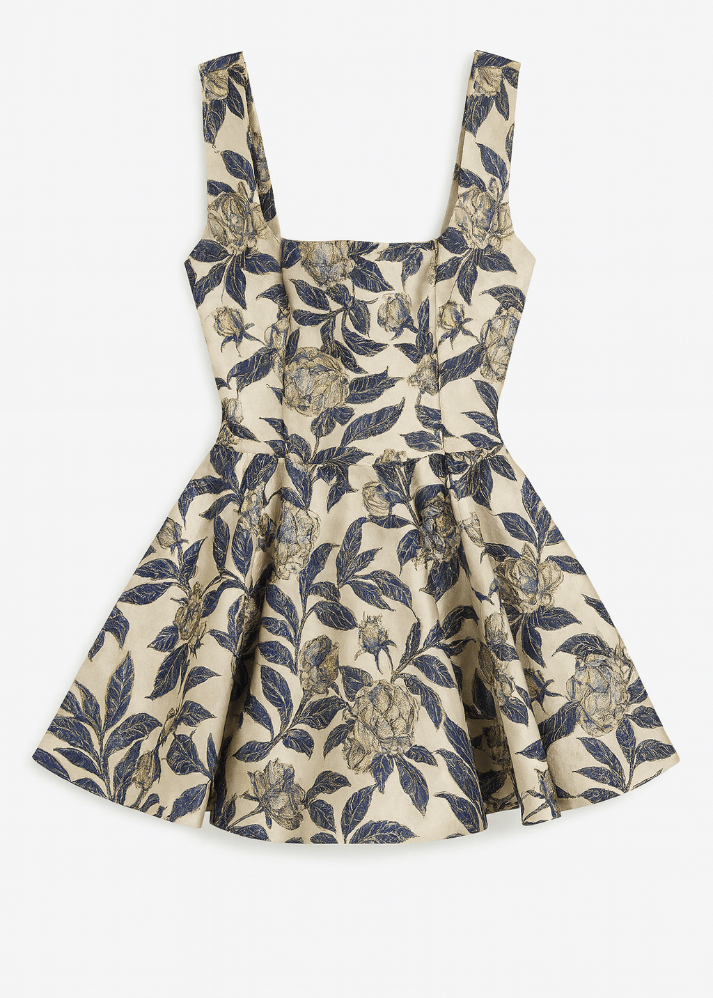 Tasha Floral Lurex Jacquard Mini Dress - MTT Collective