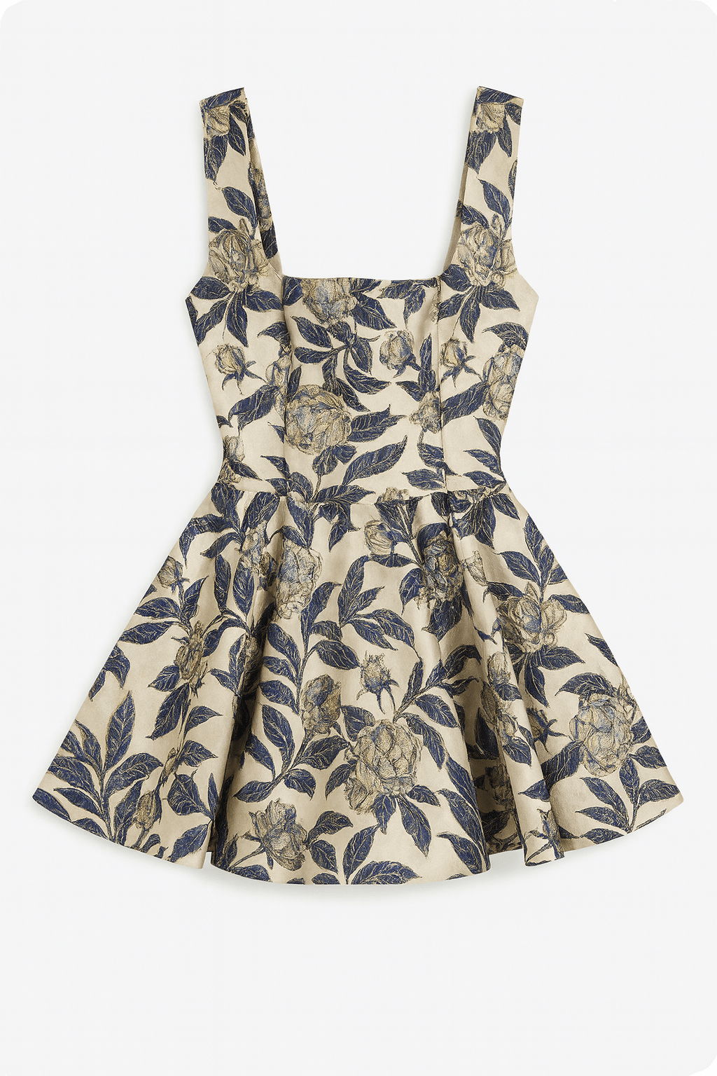 Tasha Floral Lurex Jacquard Mini Dress - MTT Collective