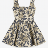 Tasha Floral Lurex Jacquard Mini Dress - MTT Collective
