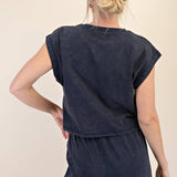 Teegan Round Neck Short Sleeve Top - MTT Collective