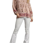 Tessa Floral Peasant Blouse - MTT Collective