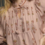 Tessa Floral Peasant Blouse - MTT Collective