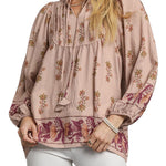 Tessa Floral Peasant Blouse - MTT Collective