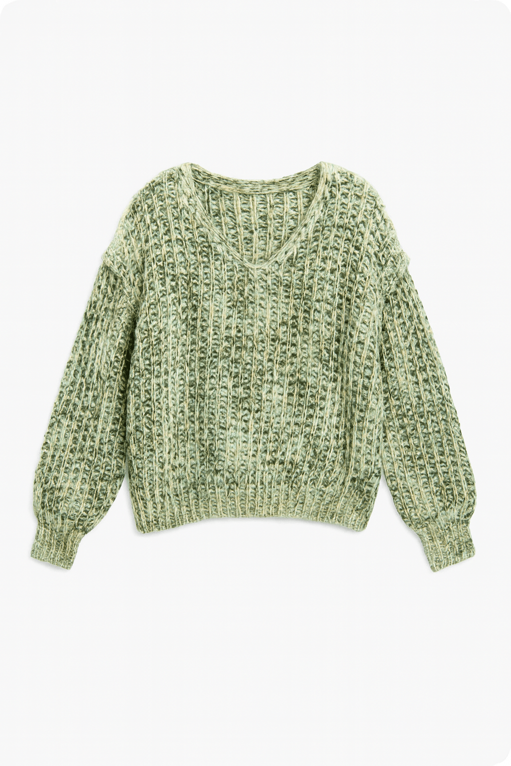 Tessa Lurex Knit V - Neck Sweater - MTT Collective