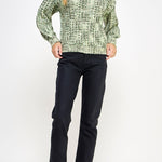 Tessa Lurex Knit V - Neck Sweater - MTT Collective