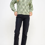 Tessa Lurex Knit V - Neck Sweater - MTT Collective