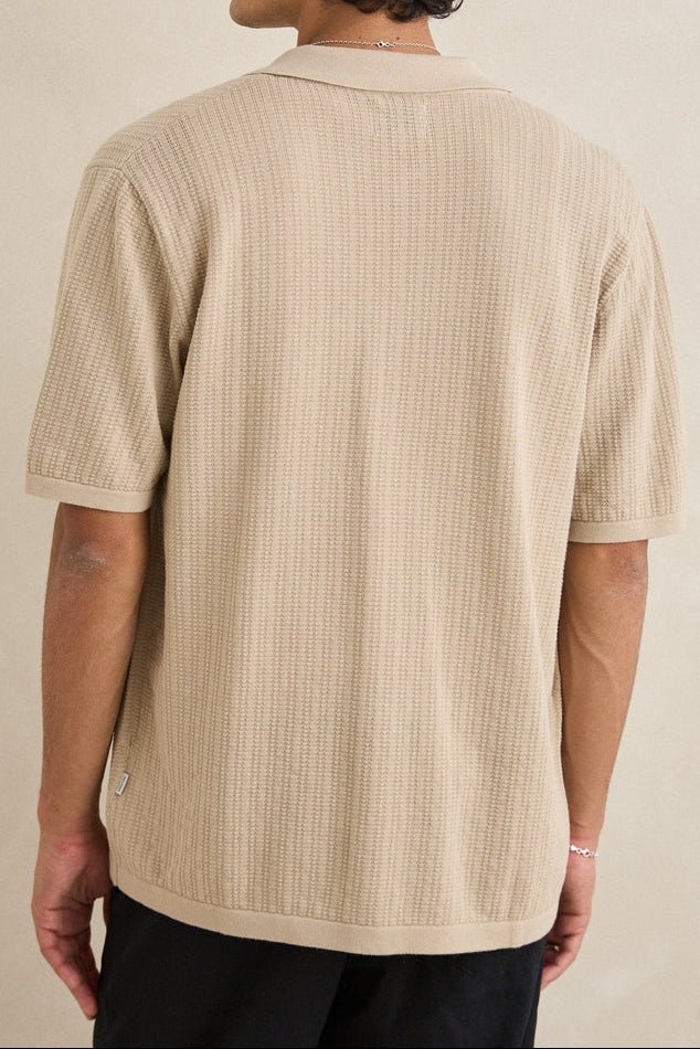 Textured Knit Short Sleeve Shirt - MTT Collective