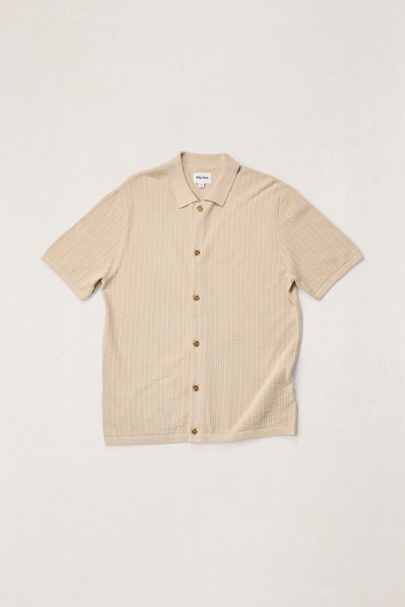 Textured Knit Short Sleeve Shirt - MTT Collective