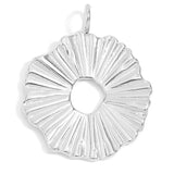 Textured Sunburst Circle Charm - MTT Collective