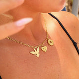 Textured Sunburst Circle Charm - MTT Collective