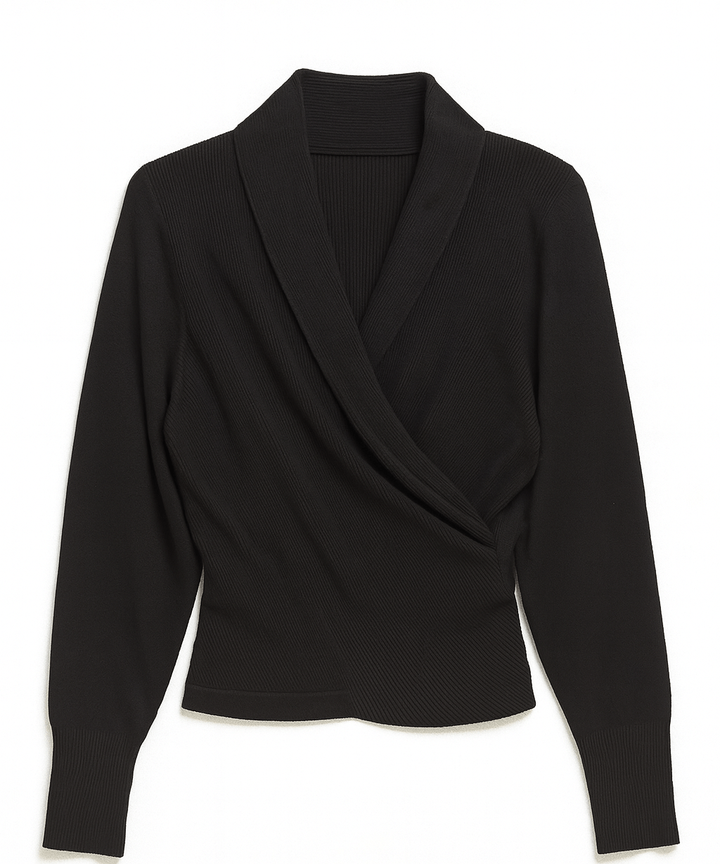 The Alina Wrap Sweater - MTT Collective