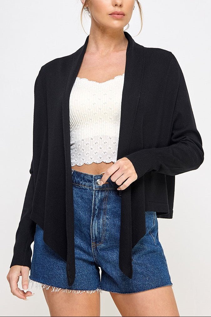 The Alina Wrap Sweater - MTT Collective