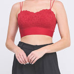 The Aria Rose Lace Knit Bralette - MTT Collective