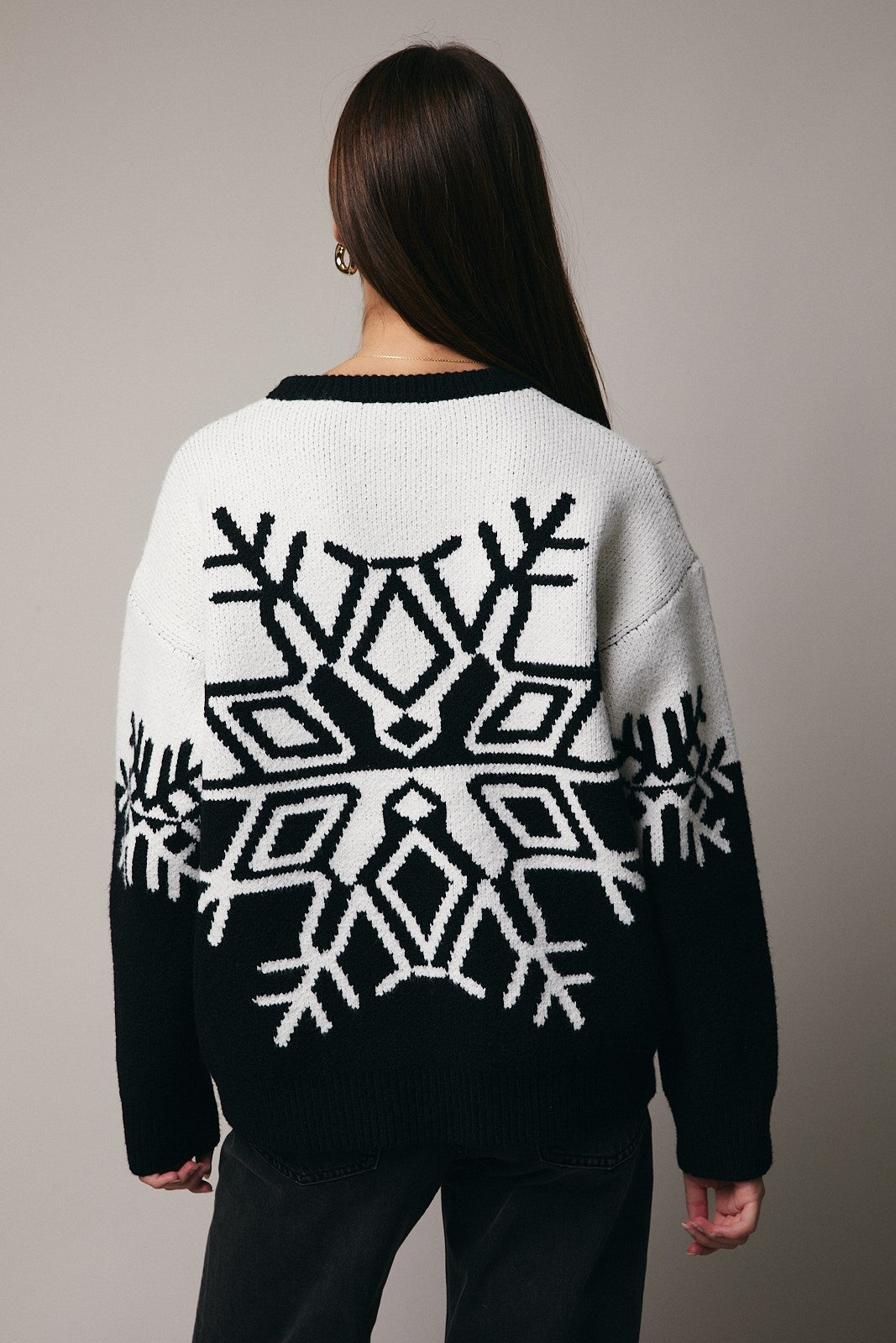 The Aspen Snowflake Knit Sweater - MTT Collective