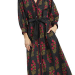 The Celeste Floral Shirt Dress - MTT Collective