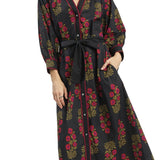 The Celeste Floral Shirt Dress - MTT Collective