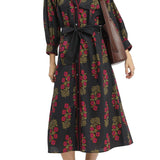 The Celeste Floral Shirt Dress - MTT Collective