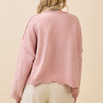 The Clara Scallop Pocket Sweater - MTT Collective