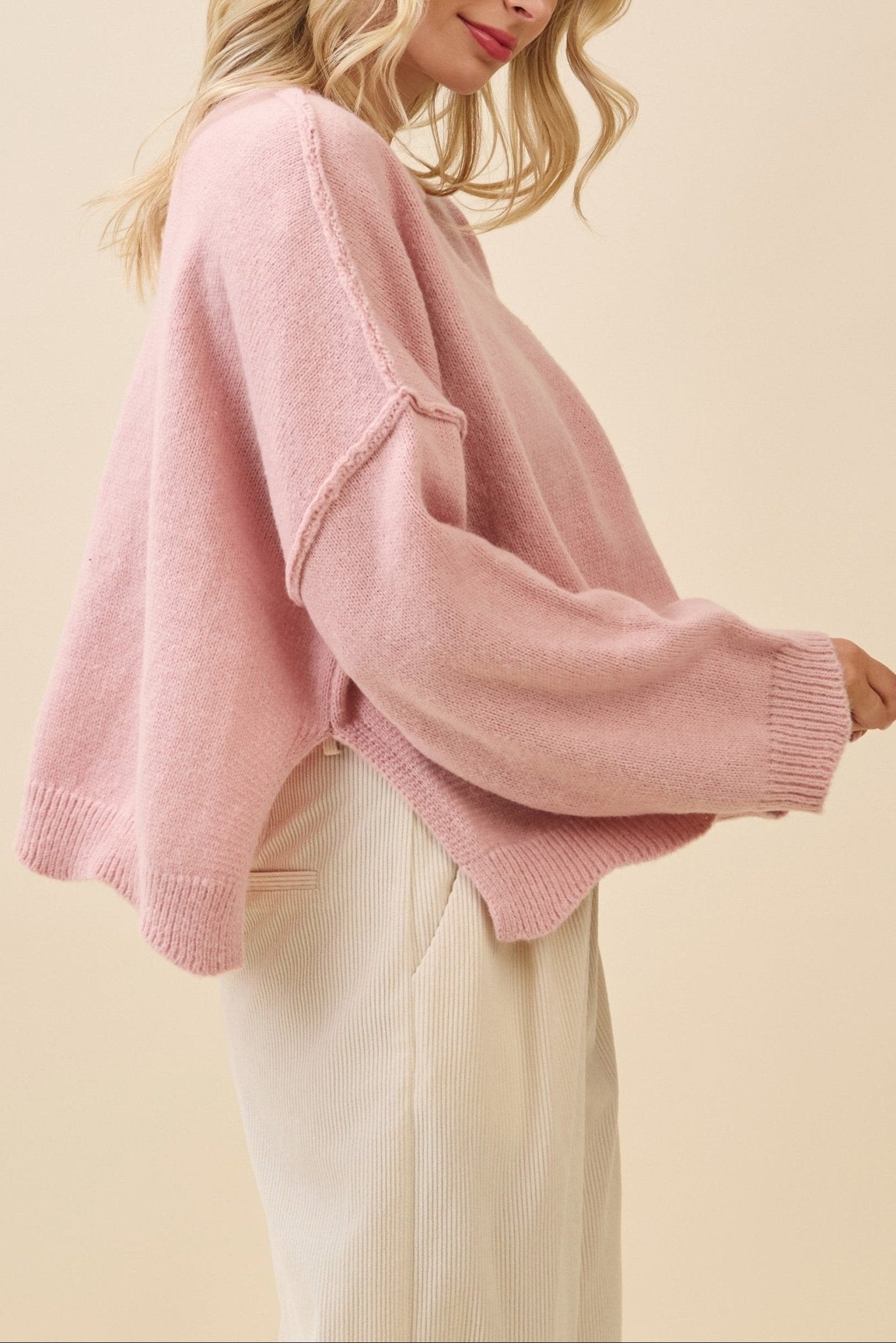 The Clara Scallop Pocket Sweater - MTT Collective