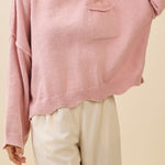 The Clara Scallop Pocket Sweater - MTT Collective