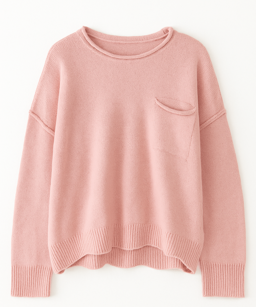 The Clara Scallop Pocket Sweater - MTT Collective