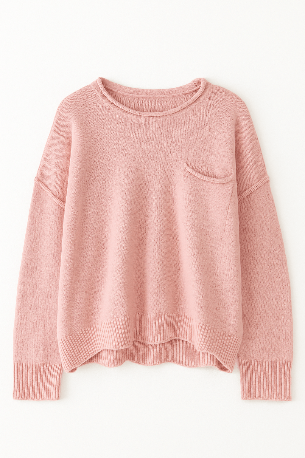 The Clara Scallop Pocket Sweater - MTT Collective