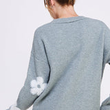 The Daisy Rae Textured Flower Cardigan - MTT Collective