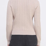 The Delaney Scallop Pointelle Sweater - MTT Collective