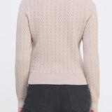 The Delaney Scallop Pointelle Sweater - MTT Collective
