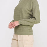 The Emilia Pointelle Dolman Sweater - MTT Collective
