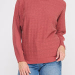 The Emilia Pointelle Dolman Sweater - MTT Collective