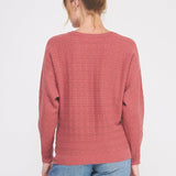 The Emilia Pointelle Dolman Sweater - MTT Collective