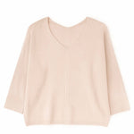 The Haven Mixed - Texture Dolman V - Neck Sweater - MTT Collective