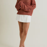 The Isla Open Knit Sweater - MTT Collective