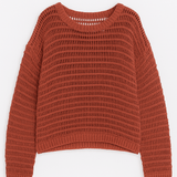 The Isla Open Knit Sweater - MTT Collective