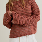 The Isla Open Knit Sweater - MTT Collective