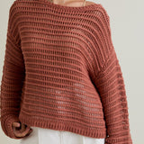 The Isla Open Knit Sweater - MTT Collective