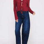 The Juliette Pointelle Tie - Front Cardigan - MTT Collective