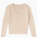 The Lila Cable Knit V - Neck Sweater - MTT Collective