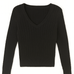 The Lila Cable Knit V - Neck Sweater - MTT Collective