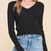 The Lila Cable Knit V - Neck Sweater - MTT Collective