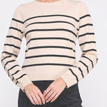 The Maren Classic Striped Pullover - MTT Collective