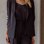 The Maren Power Blazer – 3/4 Sleeve Tailored Jacket - MTT Collective