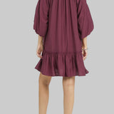 The Maribel Embroidered Ruffle Dress - MTT Collective