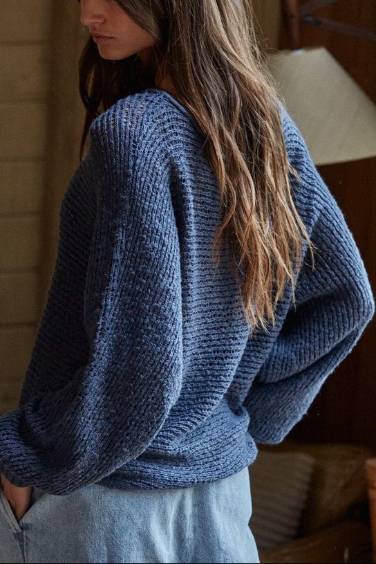 The Marlowe Textured Knit Sweater - MTT Collective